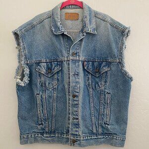 Vintage Cut-Off Denim Vest